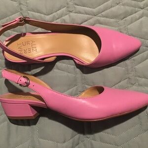 Naturalized Slingback Kitten Heels